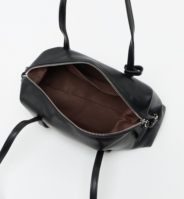 BEAUTY&YOUTH UNITED ARROWS「レザーライク ジップ スクエア ボストンバッグ」|ボストンバッグ|