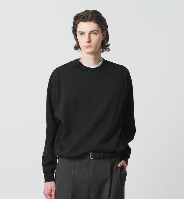 BEAUTY&YOUTH UNITED ARROWS「クラッシュ クルーネック スウェット」|Tシャツ・カットソー|