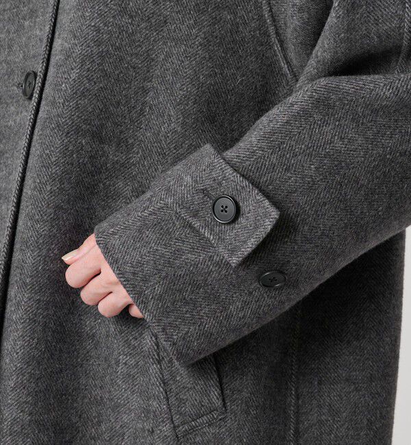 BEAUTY&YOUTH UNITED ARROWS「リバー ステンカラー ロングコート」|ステンカラーコート|