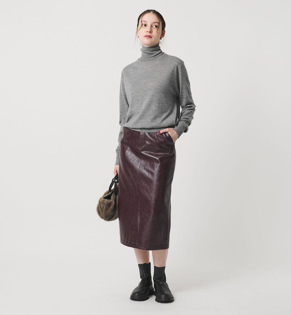 BEAUTY&YOUTH UNITED ARROWS「ウールポリエステル ハイゲージタートルネックニット ウォッシャブル」|ニット・セーター|