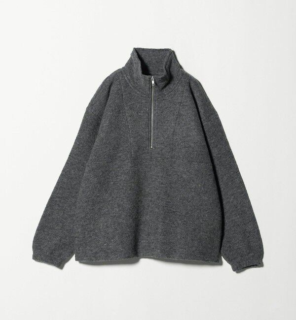 BEAUTY&YOUTH UNITED ARROWS「ハーフジップ エルボーパッチ プルオーバー」|Tシャツ・カットソー|