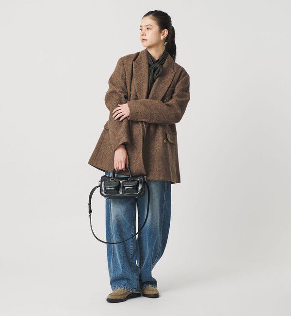 BEAUTY&YOUTH UNITED ARROWS「毛ブレンド ヘリンボーン ジャケットコート」|テーラードジャケット|