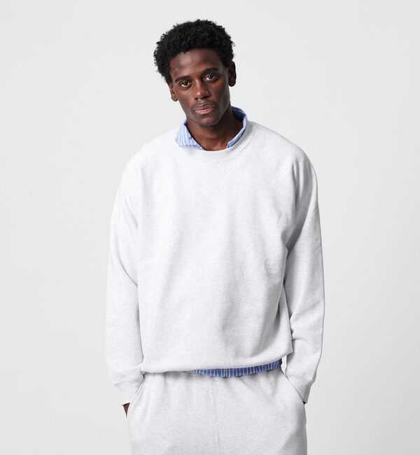 BEAUTY&YOUTH UNITED ARROWS「SNAZZY フリーダムスリーブ クルーネック スウェット」|スウェット・ジャージ|