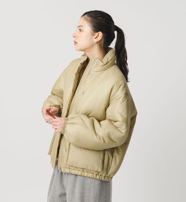 BEAUTY&YOUTH UNITED ARROWS「ナイロンパデッド スタンドカラーブルゾン」|ブルゾン・スタジャン|BEIGE