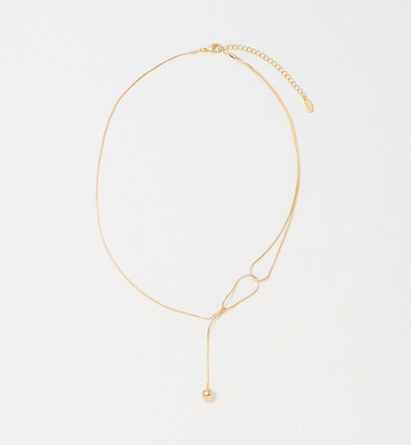 BEAUTY&YOUTH UNITED ARROWS「ノット ワンボール ネックレス」|ネックレス|