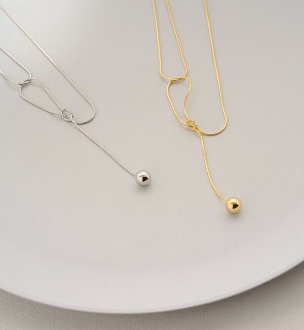 BEAUTY&YOUTH UNITED ARROWS「ノット ワンボール ネックレス」|ネックレス|