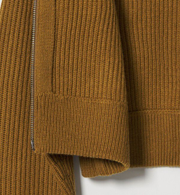 BEAUTY&YOUTH UNITED ARROWS「ウールブレンドアゼ ジップショートカーディガン」|カーディガン|