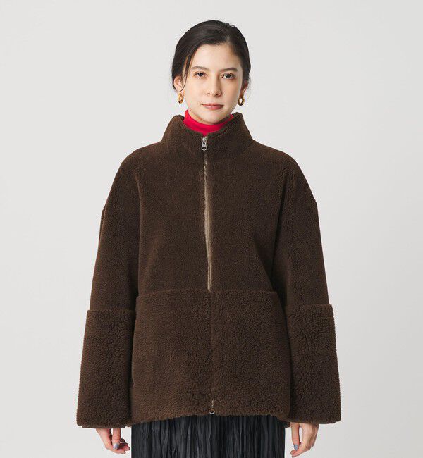 BEAUTY&YOUTH UNITED ARROWS「ボア スタンドカラー ジップブルゾン」|その他|