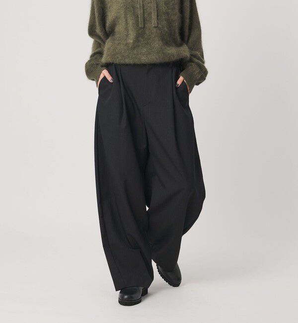 BEAUTY&YOUTH UNITED ARROWS「毛ポリエステル カーブパンツ ウォッシャブル」|その他|