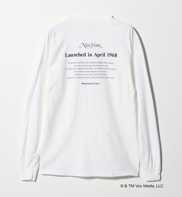 BEAUTY&YOUTH UNITED ARROWS「【別注】＜NEW YORK MAGAZINE＞ロングスリーブ Tシャツ」|Tシャツ・カットソー|