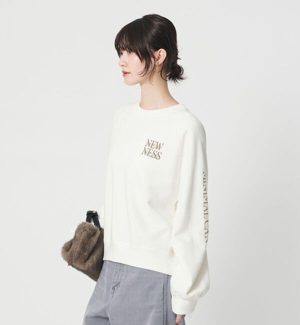 BEAUTY&YOUTH UNITED ARROWS「【別注】＜Americana＞ロゴスウェットプルオーバー」|スウェット・ジャージ|WHITE