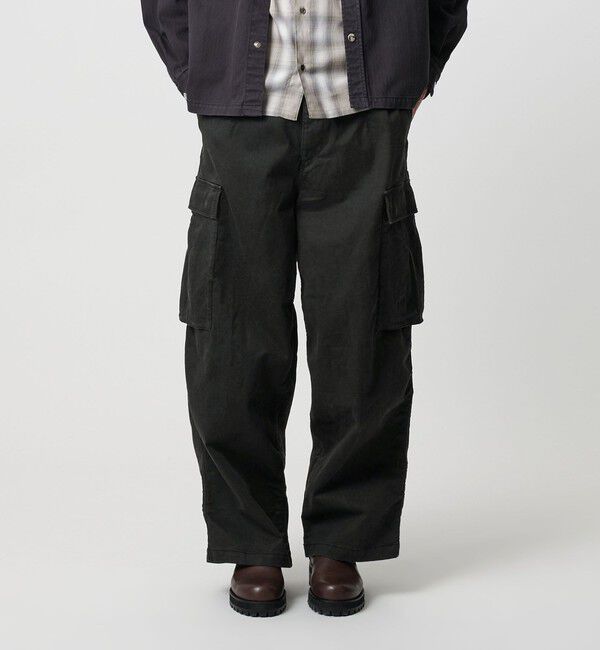 MONKEY TIME「ピグメント プリント カーゴ パンツ -セットアップ対応-」|チノ|