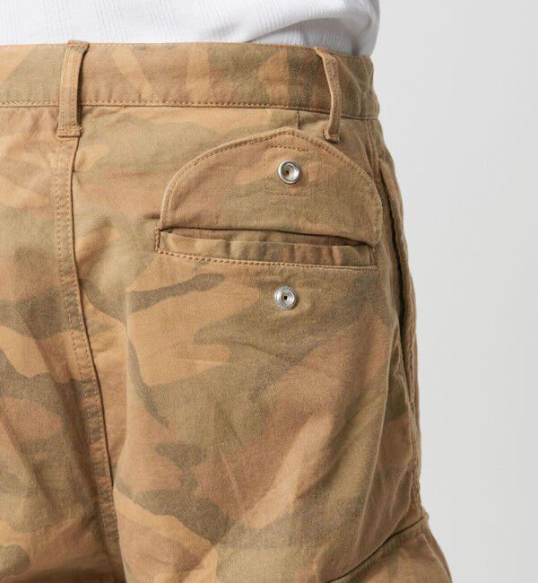 MONKEY TIME「ピグメント プリント カーゴ パンツ -セットアップ対応-」|チノ|