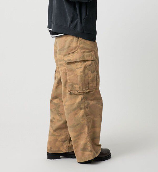 MONKEY TIME「ピグメント プリント カーゴ パンツ -セットアップ対応-」|チノ|