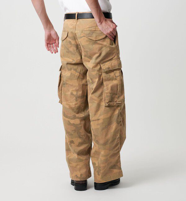 MONKEY TIME「ピグメント プリント カーゴ パンツ -セットアップ対応-」|チノ|