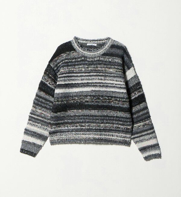 BEAUTY&YOUTH UNITED ARROWS「マルチボーダー ニットプルオーバー」|ニット・セーター|