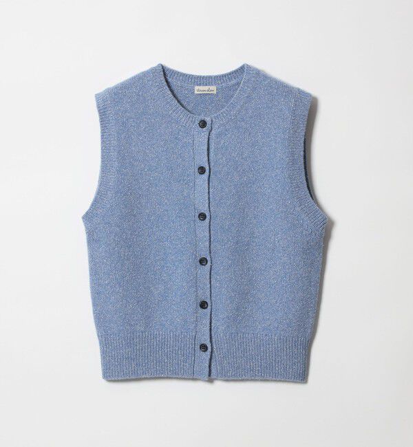 STEVEN ALAN「＜Steven Alan＞ウール シルク クルーネック ベスト」|ベスト・ジレ|