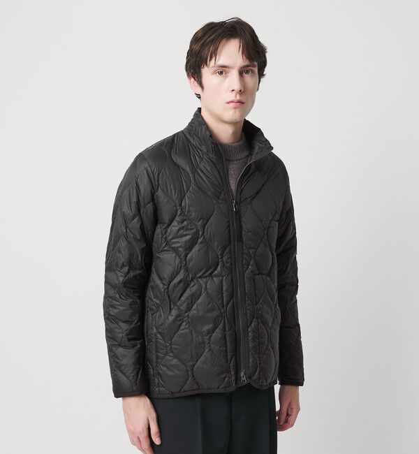 BEAUTY&YOUTH UNITED ARROWS「＜TAION＞ミリタリー ハイネック ダブルジップ ダウン ジャケット」|ダウン|BLACK