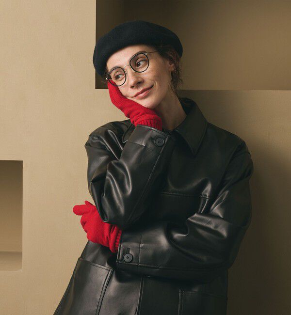 BEAUTY&YOUTH UNITED ARROWS「カラー ジャージー リブ グローブ」|手袋|