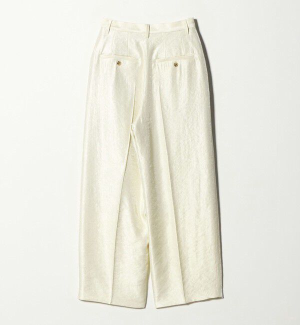 BEAUTY&YOUTH UNITED ARROWS「レーヨンブレンド グロス カーブパンツ」|チノ|