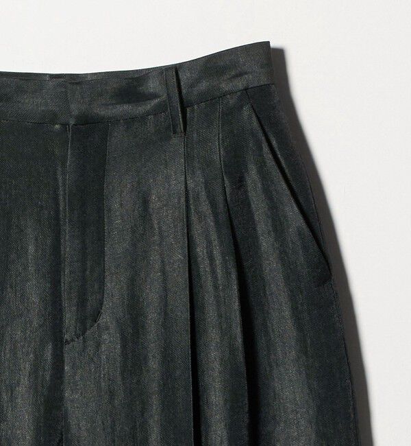 BEAUTY&YOUTH UNITED ARROWS「レーヨンブレンド グロス カーブパンツ」|チノ|