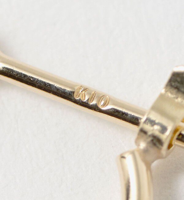 BEAUTY&YOUTH UNITED ARROWS「K10 パイプ ピアス」|ピアス|