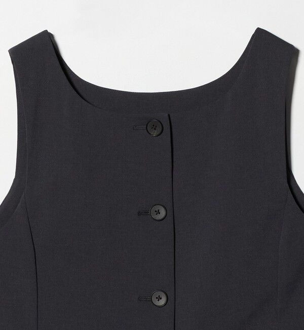 BEAUTY&YOUTH UNITED ARROWS「スクエアネック 2WAYベスト 吸水速乾 防シワ UV」|ベスト・ジレ|