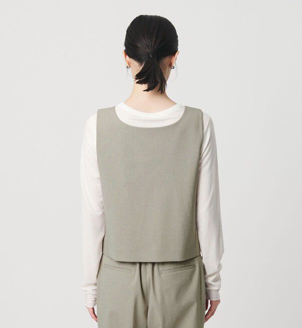 BEAUTY&YOUTH UNITED ARROWS「スクエアネック 2WAYベスト 吸水速乾 防シワ UV」|ベスト・ジレ|