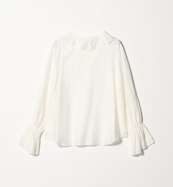 BEAUTY&YOUTH UNITED ARROWS「ラッフル スキッパーブラウス」|シャツ・ブラウス|