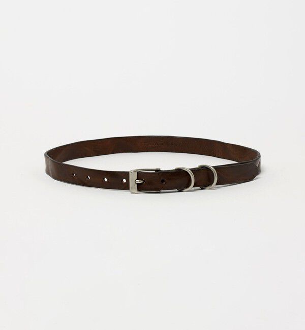 BEAUTY&YOUTH UNITED ARROWS「＜ATELIER BRUGGE＞レザー メタルループ ベルト」|ベルト|DK.BROWN