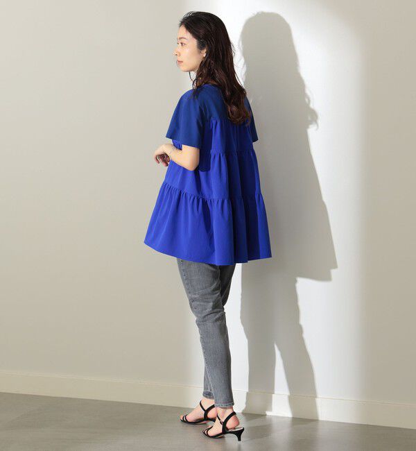 Demi-Luxe BEAMS 「コンビ ティアード プルオーバー」|シャツ・ブラウス|