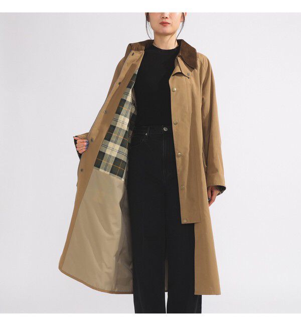 Demi-Luxe BEAMS 「【別注】BARBOUR / BURGHLEY ロングコート」|ダッフルコート|