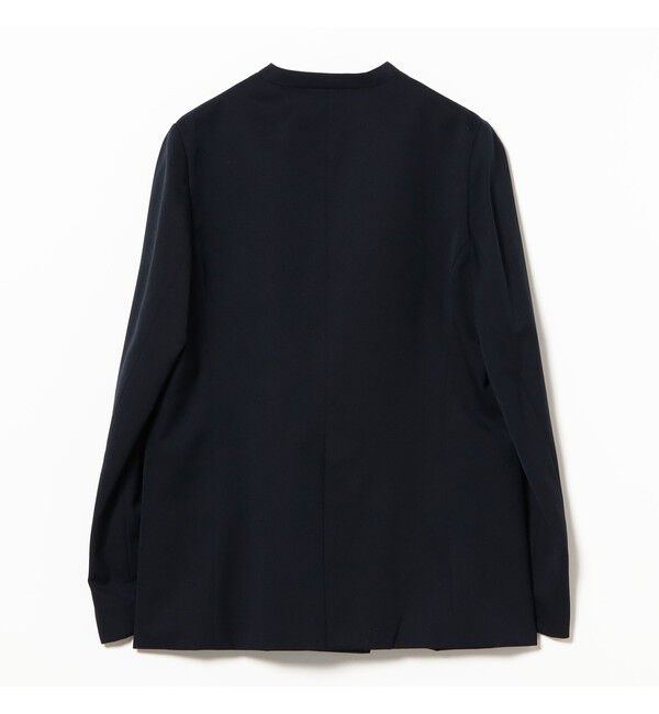 Demi-Luxe BEAMS 「ポリエステル ウール ラペルレス ジャケット」|ダッフルコート|