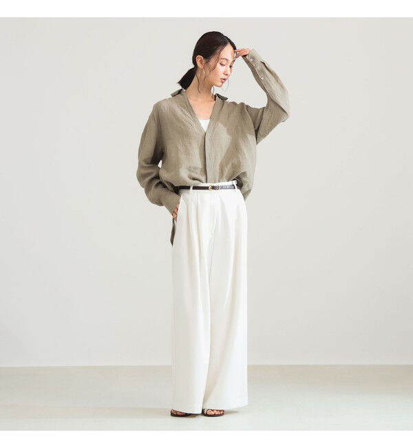 Demi-Luxe BEAMS 「:colon / リネンシャツ」|シャツ・ブラウス|