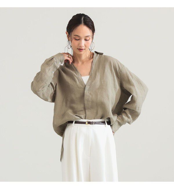 Demi-Luxe BEAMS 「:colon / リネンシャツ」|シャツ・ブラウス|