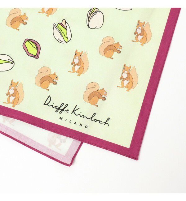 Demi-Luxe BEAMS 「Dieffe Kinloch / リス ピスタチオ ハンカチ」|ハンカチ|