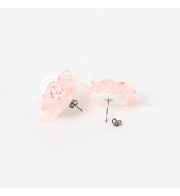 Ray BEAMS 「スパンコール フラワー ピアス」|ピアス|