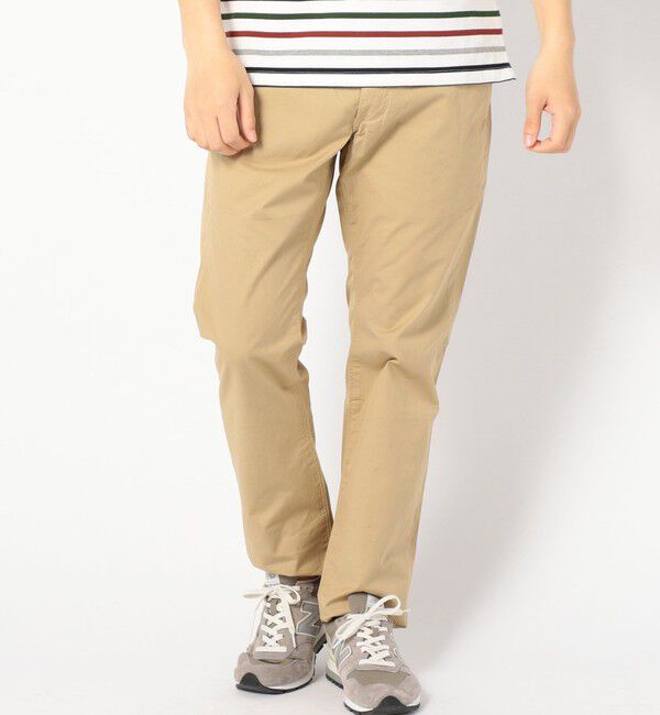 SHIPS「GROWN&SEWN: Independent Slim Pant - Feather Twill」|チノ|カーキ