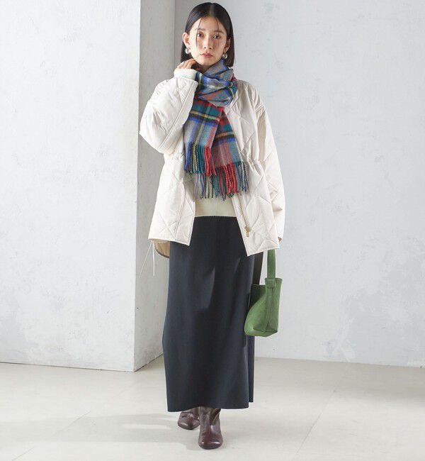 SHIPS for women「チェック カシミヤ ストール」|ストール|