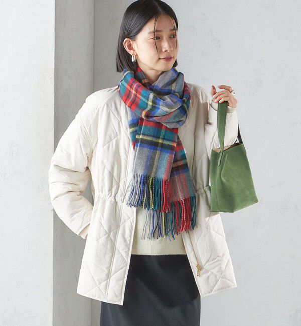 SHIPS for women「チェック カシミヤ ストール」|ストール|