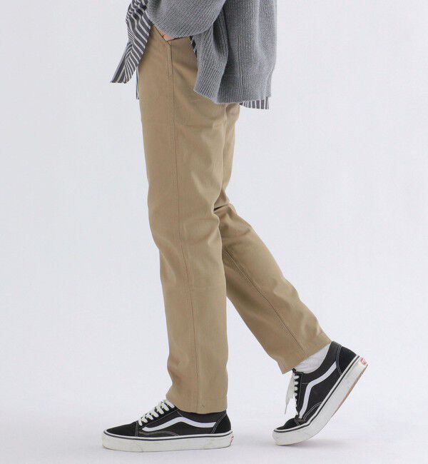 SHIPS any「SHIPS any: スリム テーパード ストレッチ チノ パンツ◇」|チノ|ベージュ
