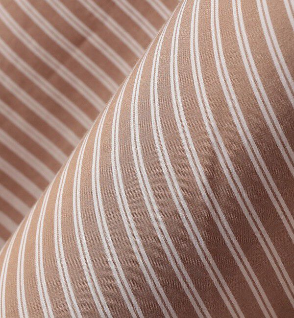 SHIPS for women「〈手洗い可能〉GIZA スーピマ 綿 切り替え バンドカラー ワンピース◇」|ワンピース|