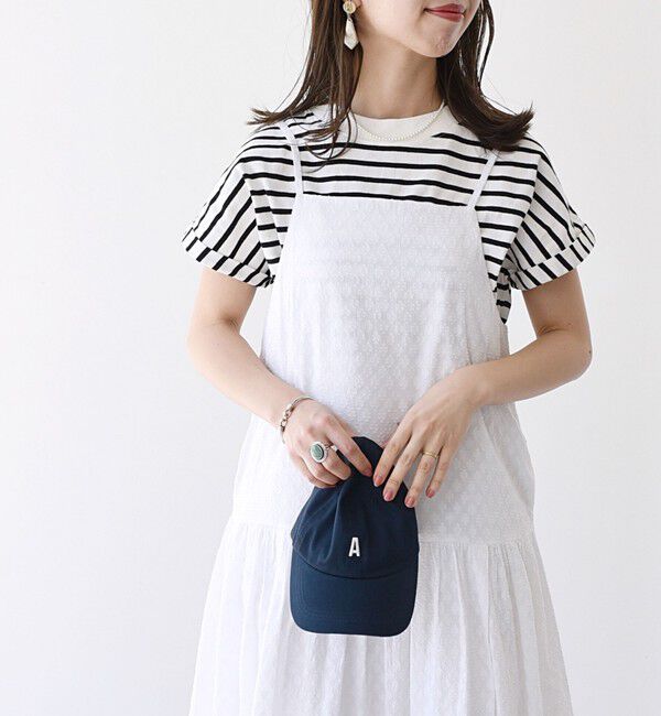 SHIPS any「SHIPS any:〈抗菌防臭/洗濯機可能〉USAコットン フレンチスリーブ TEE」|Tシャツ・カットソー|