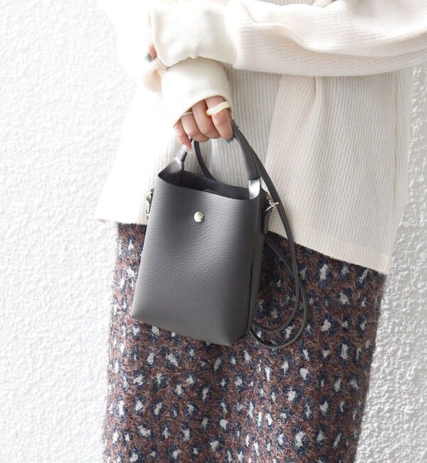 SHIPS any「《一部追加予約》SHIPS any: 2WAY スクエア ミニ ショルダー バッグ」|ショルダー・メッセンジャー|