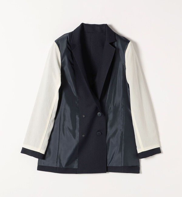 SHIPS any「SHIPS any:〈洗濯機可能〉アイビー ブレザー ダブル ジャケット」|テーラードジャケット|