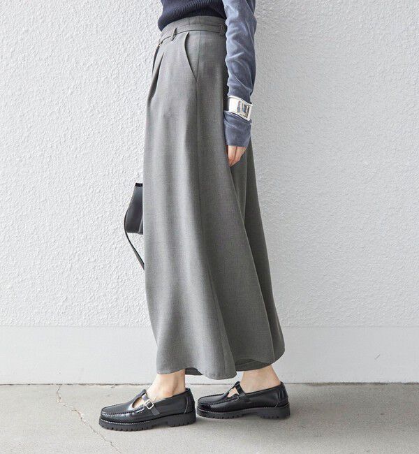 SHIPS for women「〈手洗い可能〉ベルト付き ガウチョ パンツ◇」|その他|