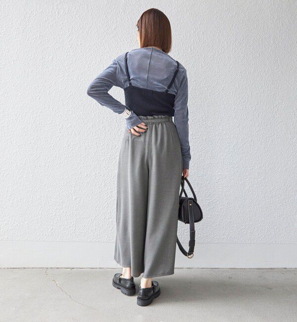 SHIPS for women「〈手洗い可能〉ベルト付き ガウチョ パンツ◇」|その他|