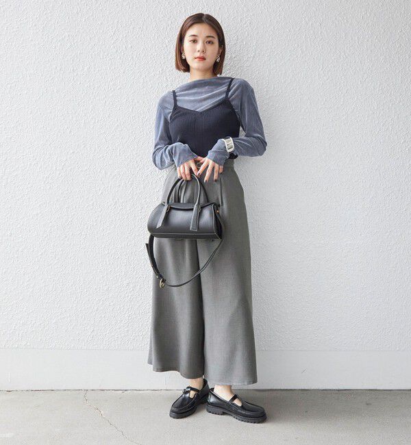 SHIPS for women「〈手洗い可能〉ベルト付き ガウチョ パンツ◇」|その他|