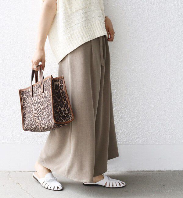 SHIPS for women「〈手洗い可能〉ベルト付き ガウチョ パンツ◇」|その他|