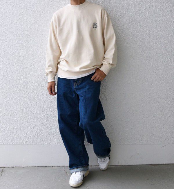 SHIPS any「【WEB限定】SHIPS any: アイビーライク ワンポイント 刺繍 ロゴ スウェット 24FW◇」|スウェット・ジャージ|